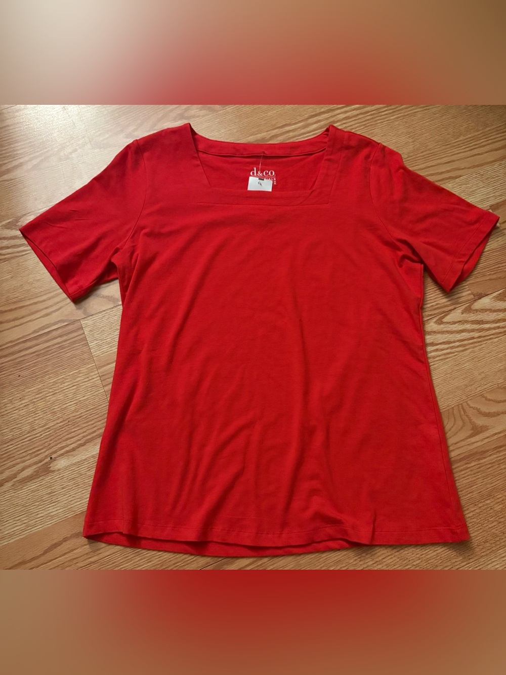 D & Co Women’s Red Top